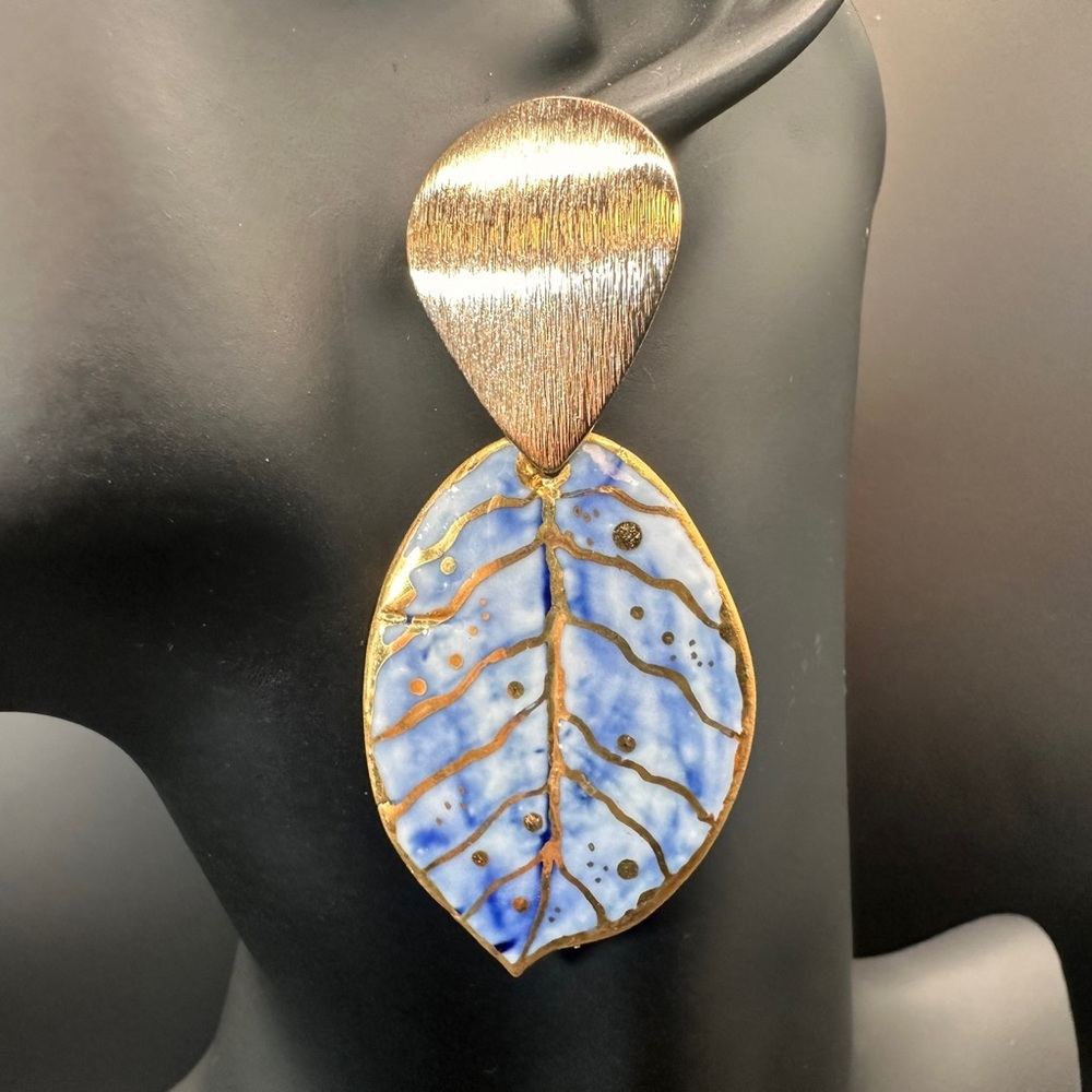 Handmade Luxury Ceramic Earrings – Unique, Lightweight, and Artistic Jewelry